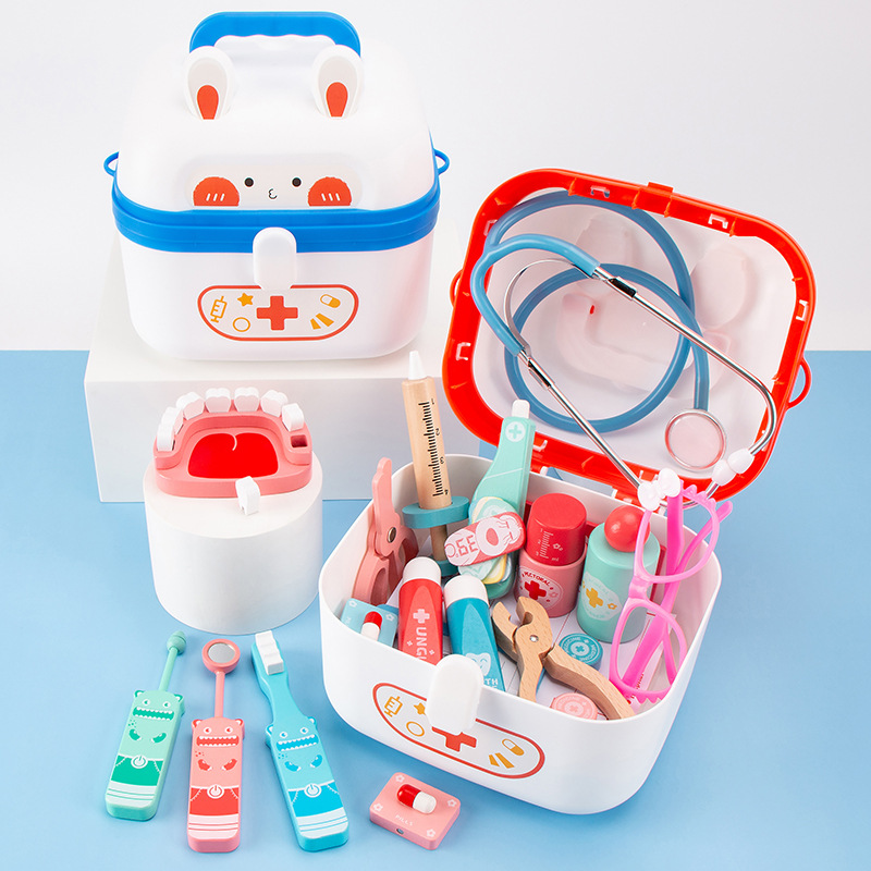 Kids Toys Doctor Set - Set Giocattolo Dottore Coniglio LazyChild per