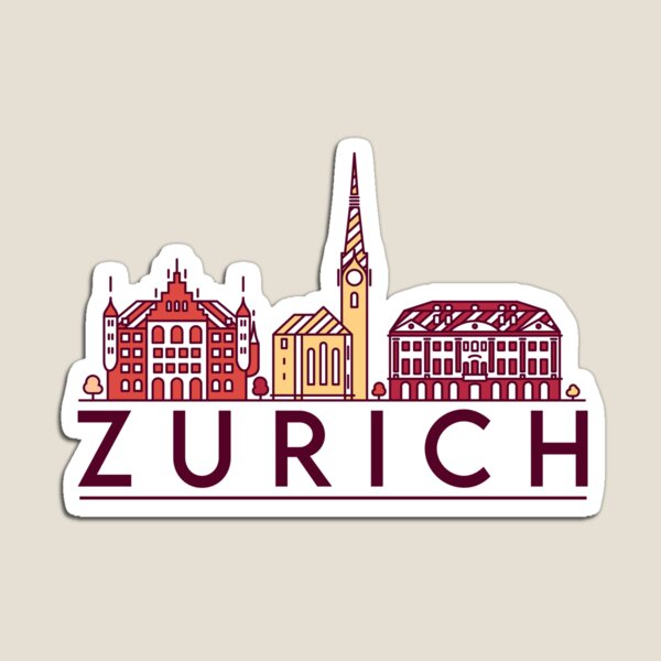 Kids Toys Zurich - Magnete per paesaggi urbani di Zurich