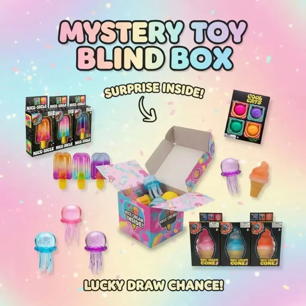 Kids' Toys - Squishy Mystery Box, Set di Giocattoli