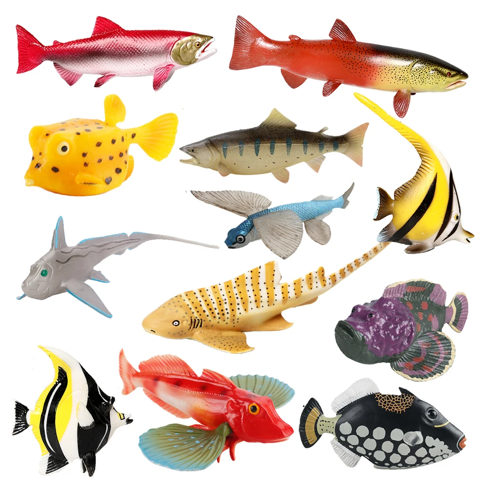 Kids Toys Reviews - Figure di Animali Marini Giocattolo: Pesce