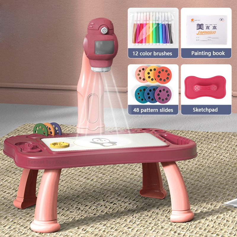 Kids Toys Drawing - Proiettore intelligente Set da tavolo per