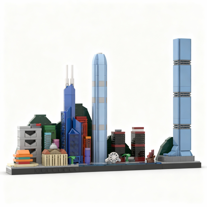 Kids Toys Hong Kong - Set di Costruzioni MOC Hong Kong