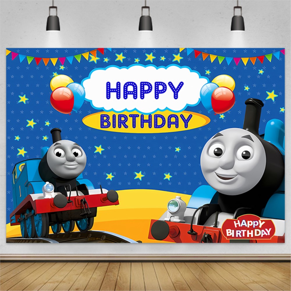 Banner Kids Toys - Sfondo con personaggi di Thomas e