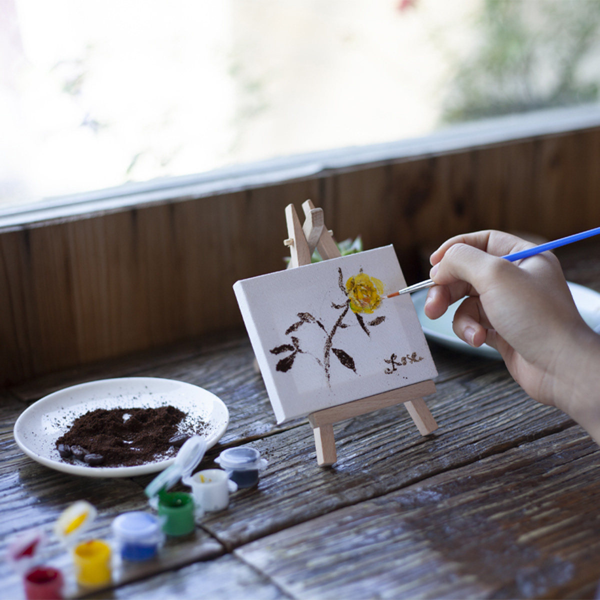Kids Art Easel - Set di 10 Mini Cavalletti in