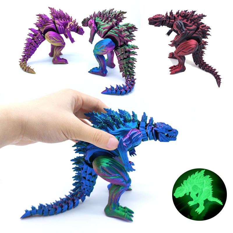 Kids Toys Dinosaur - Action Figure di Dinosauro Muscoloso Stampato