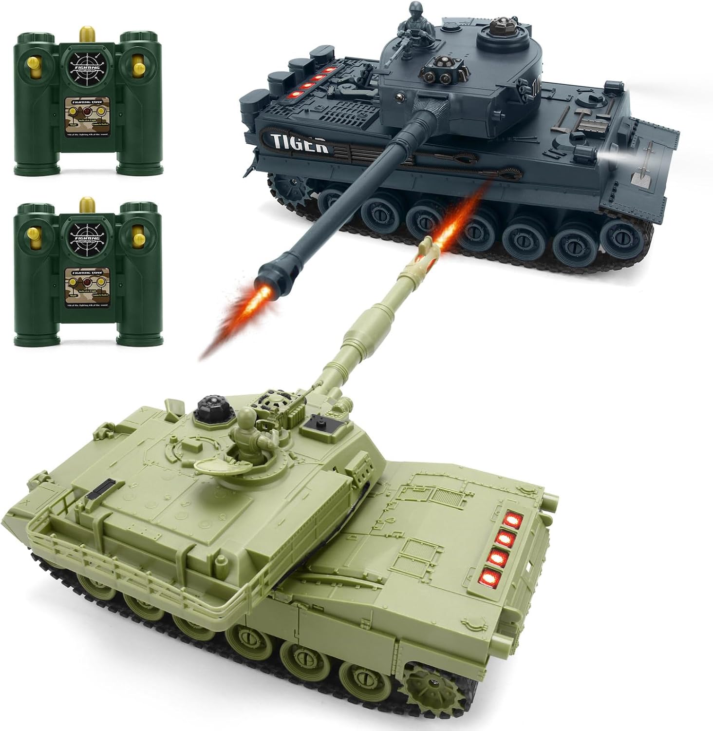 Kids Toys Channel - Set di carri armati telecomandati in