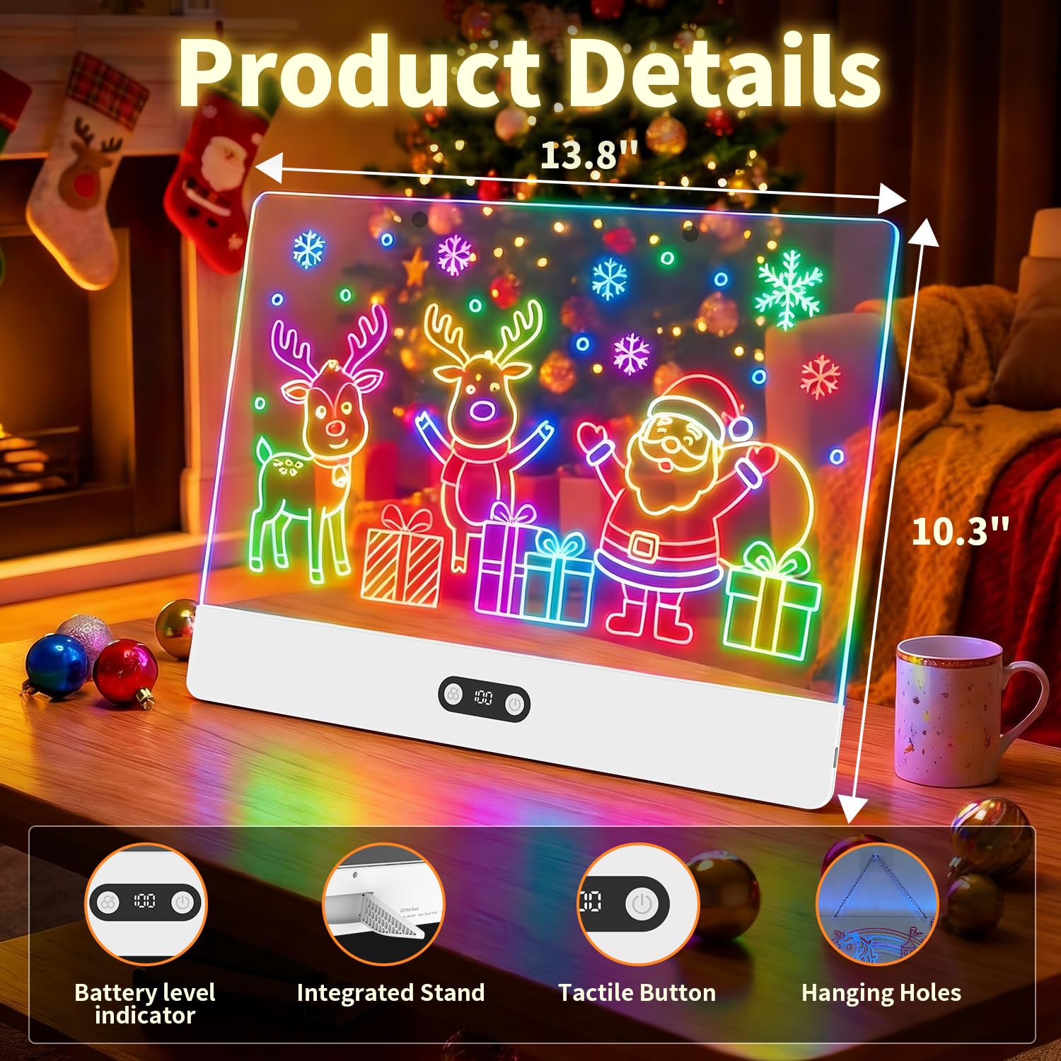 Tavola da disegno a LED ricari - Kids Toys Drawing recensione e prezzo
