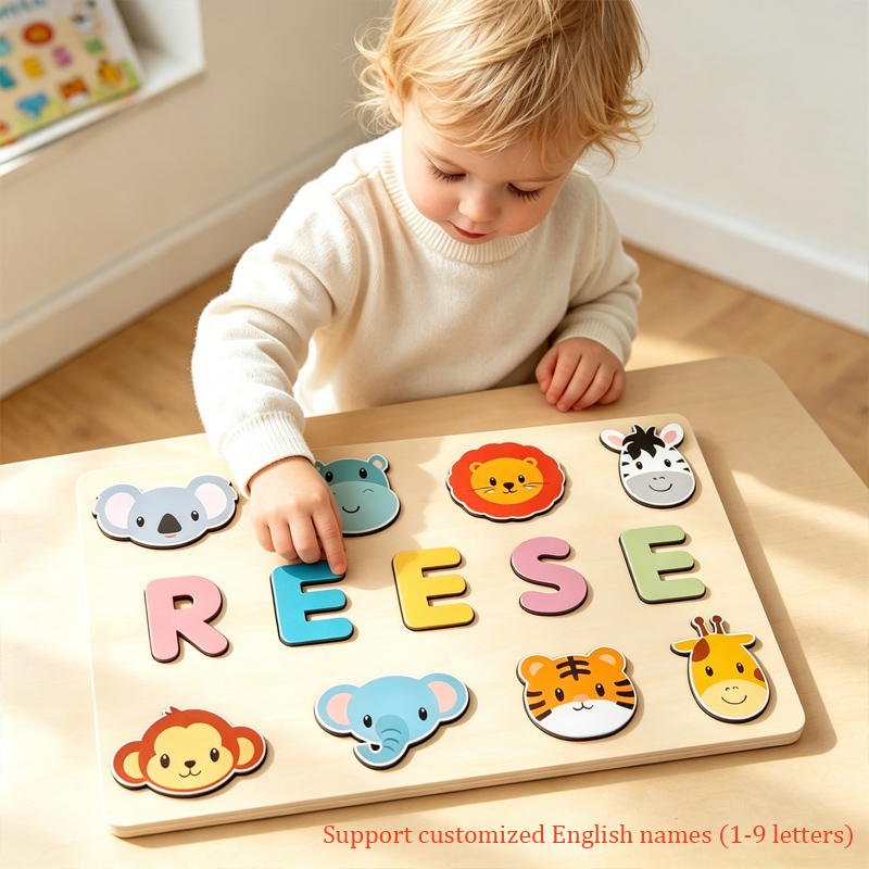 Puzzle in legno personalizzato - Kids Toys Names recensione e prezzo