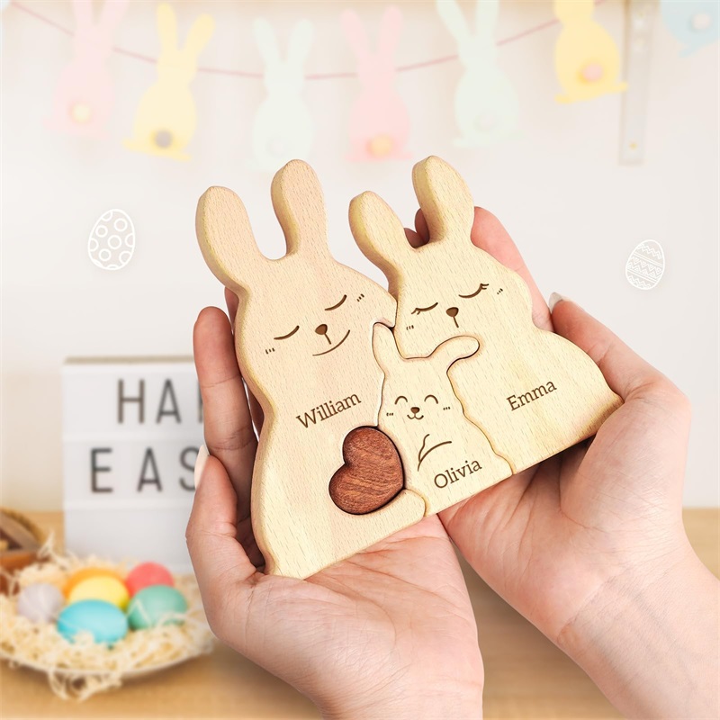 Puzzle in Legno Famiglia di Co - Kids Toys Names recensione e prezzo