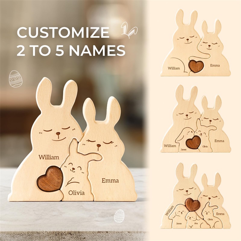 Puzzle in Legno Famiglia di Co - Kids Toys Names recensione e prezzo