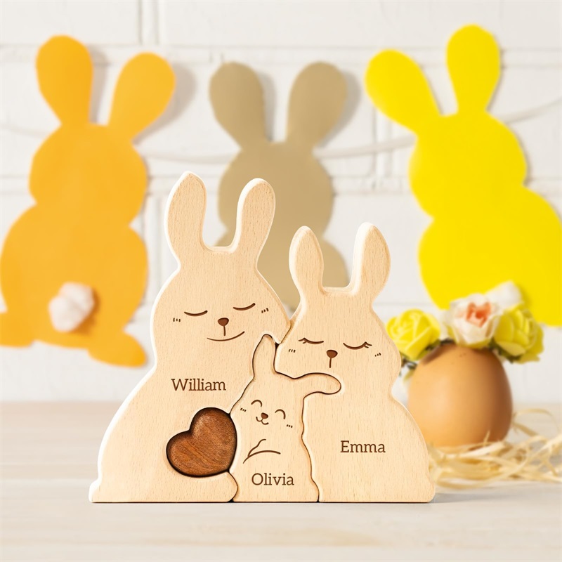 Puzzle in Legno Famiglia di Co - Kids Toys Names recensione e prezzo
