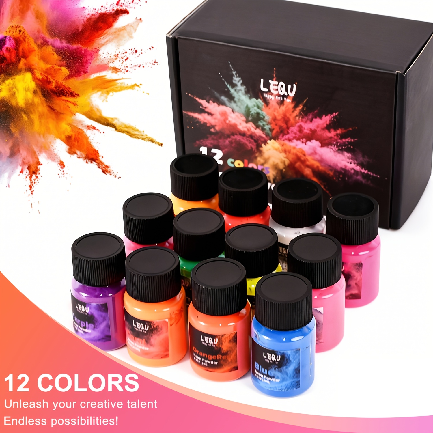 LEQU Pigmento in polvere fluor - Slime Making Kit recensione e prezzo