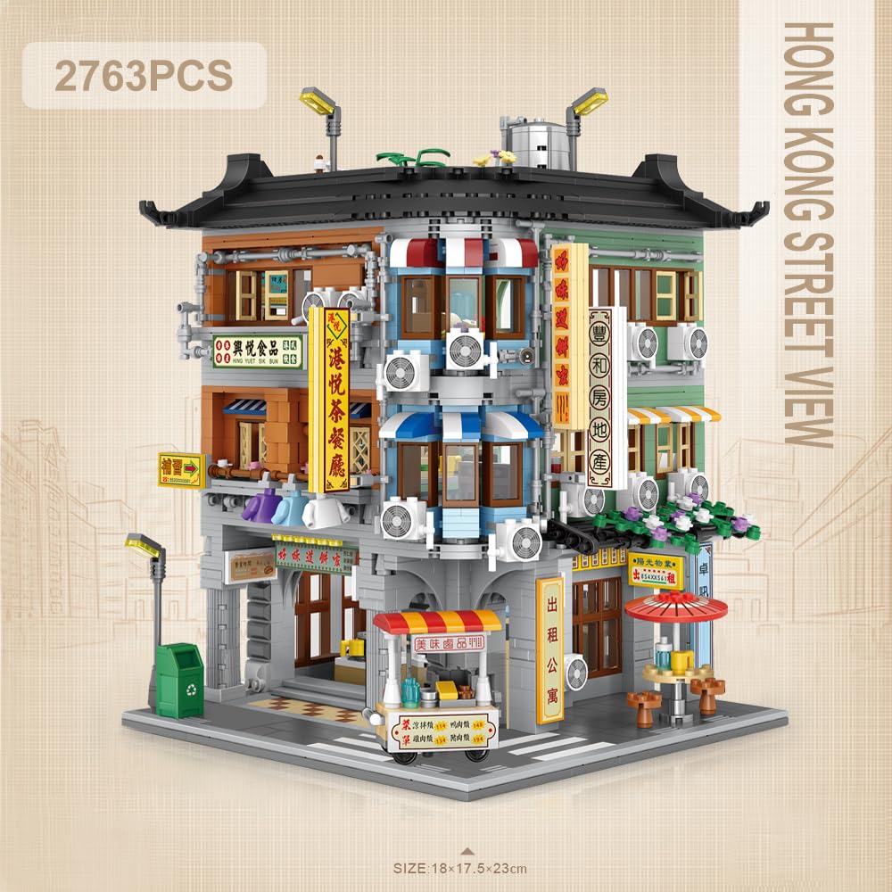 2763Pcs edificio ad angolo com - Kids Toys Hong Kong recensione e prezzo