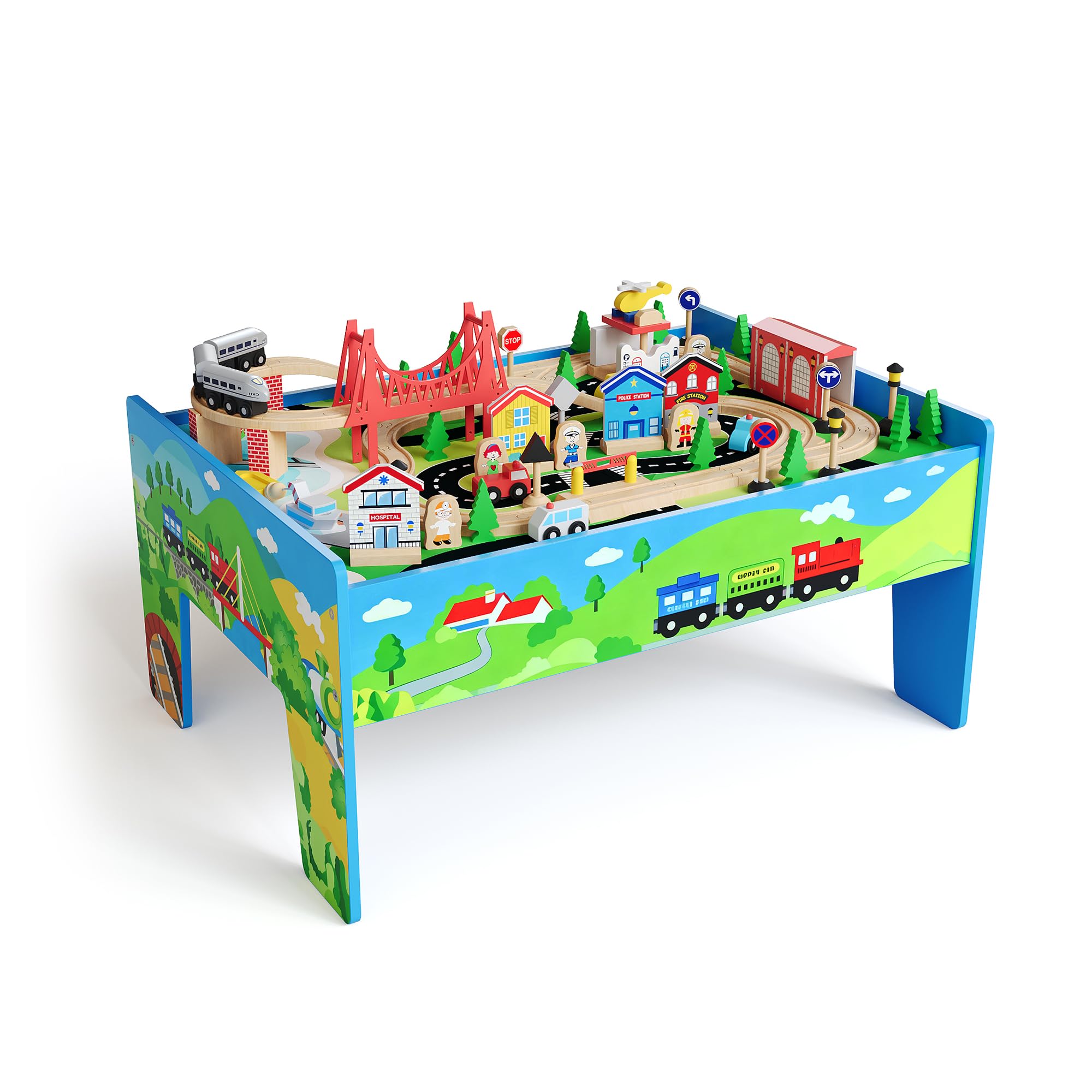 Set Tavolo Treno in Legno 4-in - Kids Art Easel recensione e prezzo
