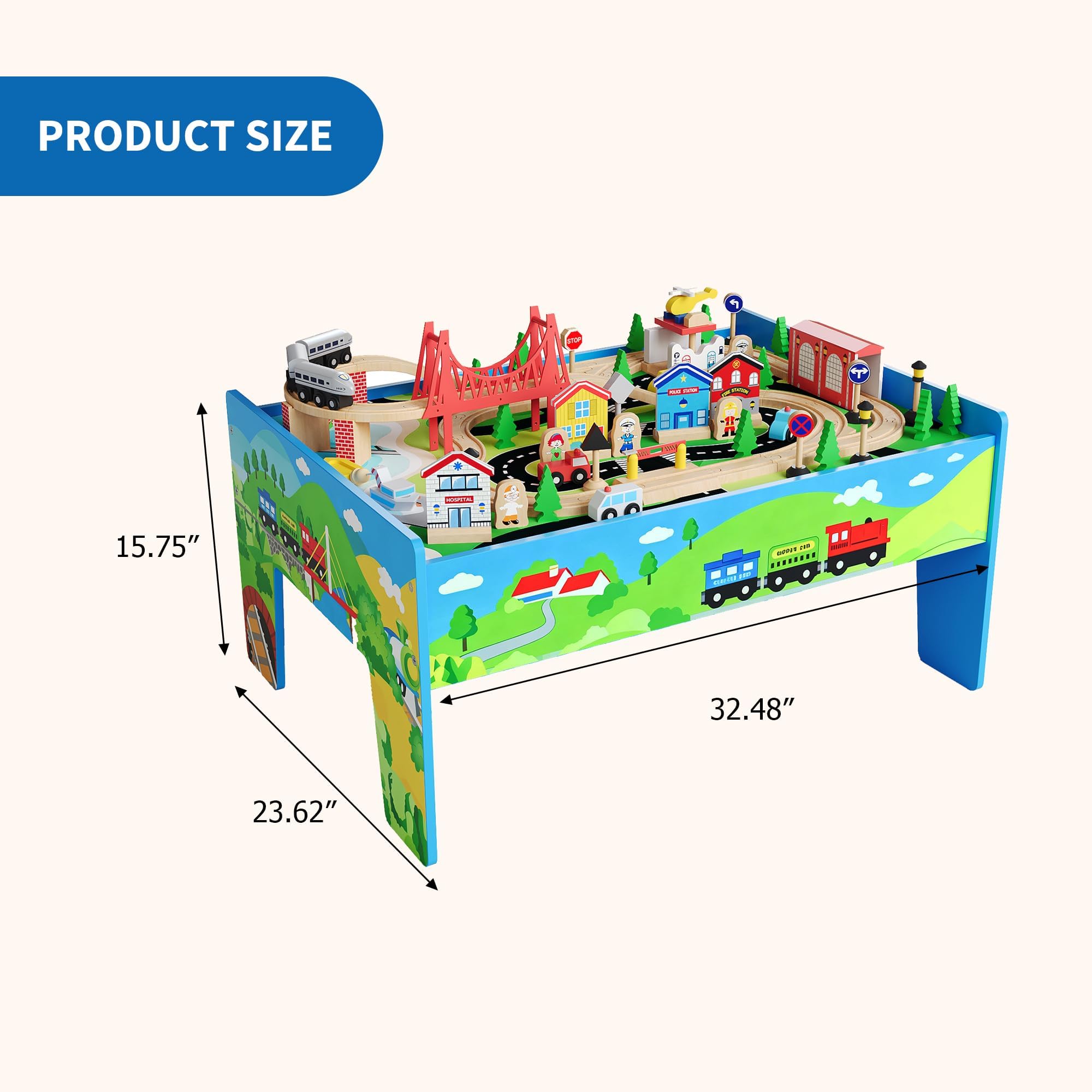 Set Tavolo Treno in Legno 4-in - Kids Art Easel recensione e prezzo