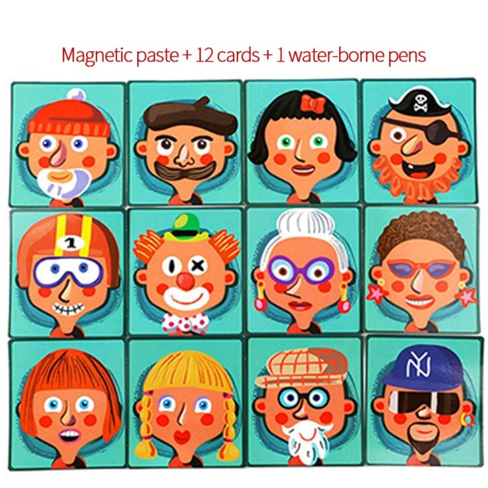 Puzzle magnetici 3D in legno r - Kids Toys Drawing Easy recensione e prezzo