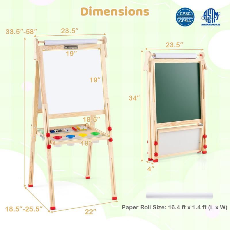 Cavalletto Artistico Pieghevol - Kids Art Easel recensione e prezzo
